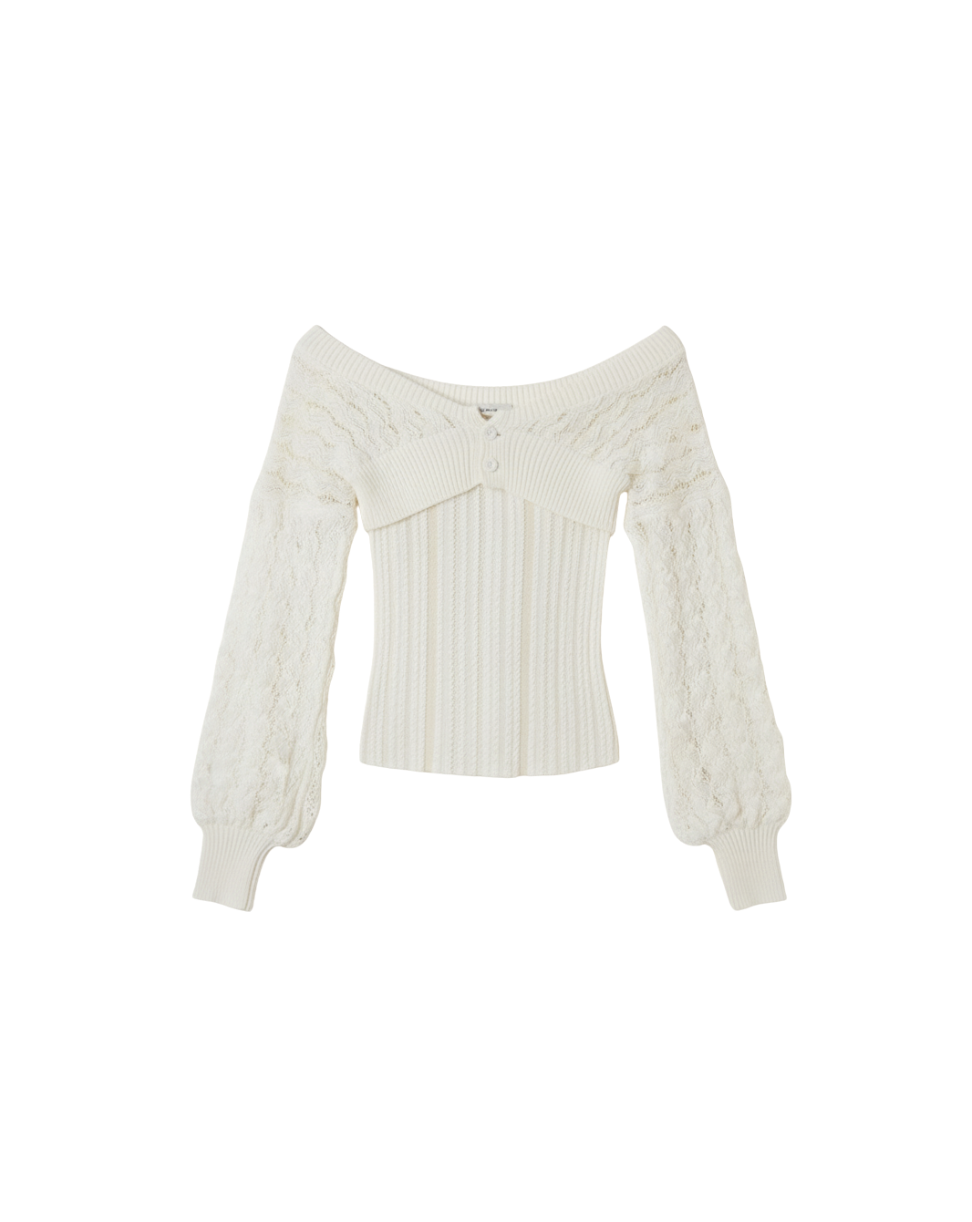 Cozy Bow Knit Crop