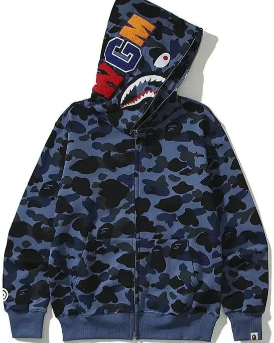 Camo Shark Hoodie Collection