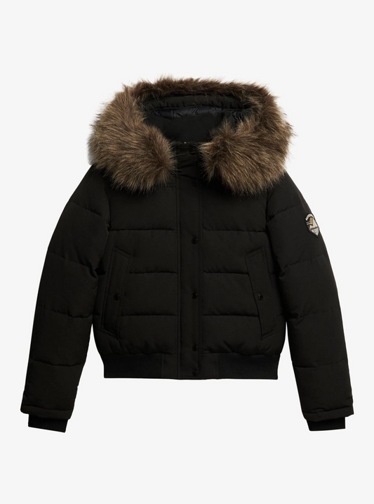 Fur Hood Puffer Bomber