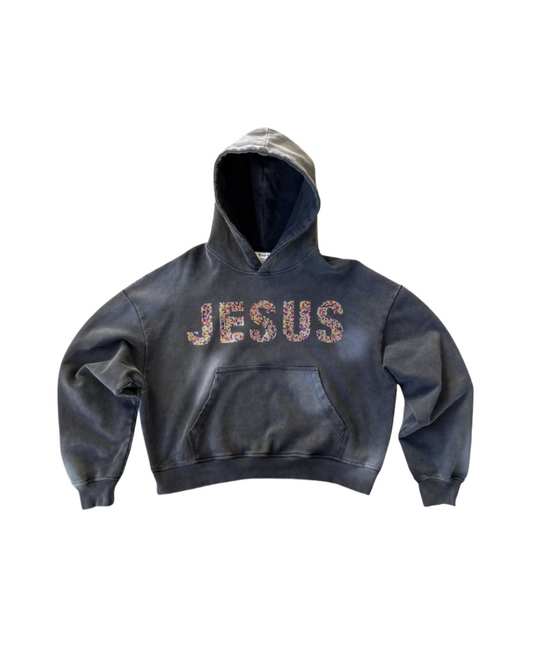 Jesus Rhinestone Hoodie