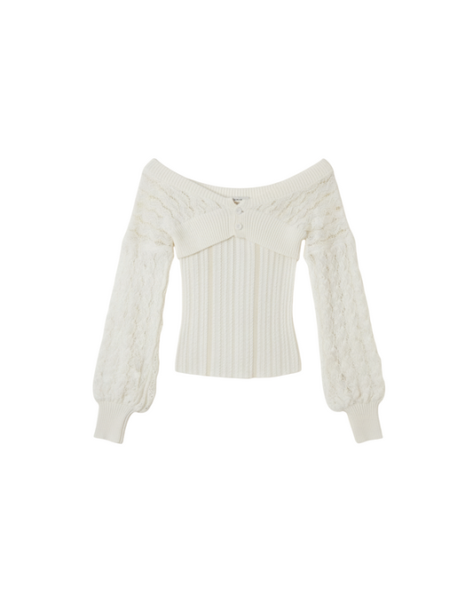 Cozy Bow Knit Crop