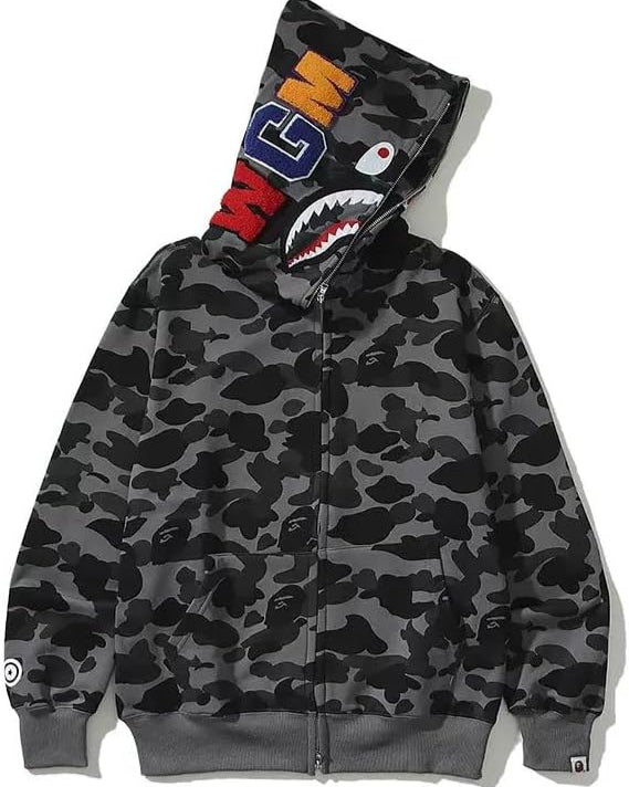 Camo Shark Hoodie Collection