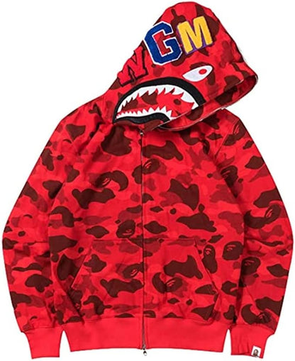 Camo Shark Hoodie Collection
