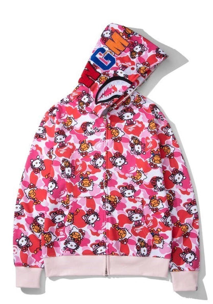 Camo Shark Hoodie Collection